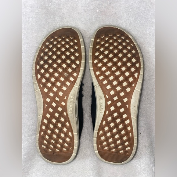 Hey Dude Wally Mid Canvas (Black/White) Size Women 7 Men 5. - Picture 8 of 9